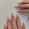 24 Pièces Faux Ongles Long Cercueil Ongles à Presser Français Nude Gradient Acrylique Ongles à Coller Couverture Complète Naturel Ballerine Faux Ongles Autocollants pour Femmes et Filles