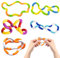 Main Tangle Fidget Toy,Jouet Tangle,Jouet De Décompression Torsadé,Main Fidget Toy,Aide à Soulager Le Stress Et l'Anxiété,Convient Aux Adultes Et Aux Nourrissons