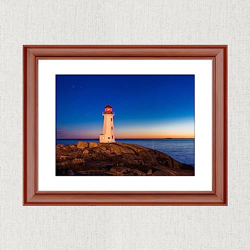 XQSSB Fotorahmen Wohnkultur Bilderrahmen Leichtes Design A4 Wand 21X29.7cm Braun