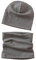 MAKFORT Bonnet pour enfants, avec écharpe cache-cou, en coton, adapté pour bébé, hiver, garçon et fille, Large
