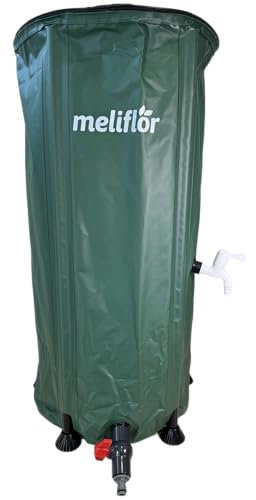 Depósito Flexible Meliflor (250L). Contenedor Resistencia, para Almacenamiento o Recogida de Agua.