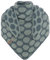 KNIT FACTORY - Dreiecksschal Liva - Damen Strickschal mit Wolle - Gestrickten Schal mit Punkt-Muster - Hochwertige Qualität - XXL Schal - 180x75 cm - Laurel/Stone Green