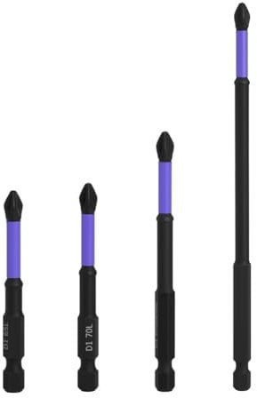 Set di Punte per Cacciavite a Percussione Magnetico, 65MM/70MM/90MM/150MM Punte Avvitatore Magnetiche, Set da Inserti per Avvitatore Professionali per Trapano a Percussione per Cacciavite Elettrico