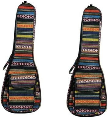 BESTonZON 2 STK Ukulele Tasche Gitarrenkoffer Hardcase für Gitarrenrucksack Handtasche schutztasche die Einkaufstasche Ukulele-Umhängetasche Tasche für Musikinstrumente Container