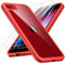 TAURI for iPhone SE Case iPhone 8/7 Case, [Not-Yellowing] with 2X HD Screen Protectors, [Military Grade Drop Protection] Case for iPhone SE Phone Case - Red