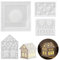HPiano Stampo in Silicone per La Casa con Finestra, Stampi in Silicone per Casa, Casette di Stampi in Silicone, Stampi Silicone per Gesso 3d Casa per l'artigianato, Regali Fai da te