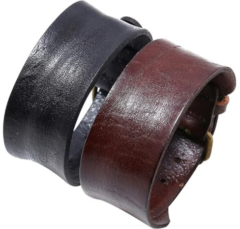 Yardenfun Ensemble De Bracelets En Cuir Pour Hommes Élégants