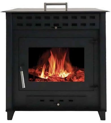 INTERSTOVES - Poêle À BOIS NOA 9 | BÛCHES 50CM - Noir