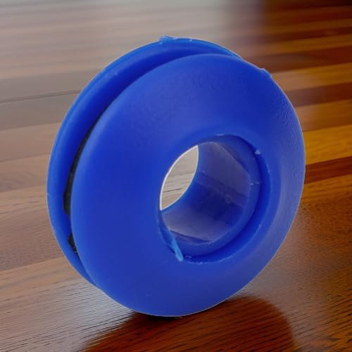 Tough Plastic Eyelet Collection of 1050 Pieces Essential for Tarps and Pool Covers (10pcs Blue)