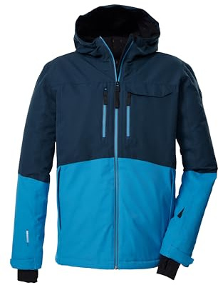 Killtec KSW 53 MN 43433-000 Men's Ski Jacket with Hood and Snow Guard Dark Blue XL