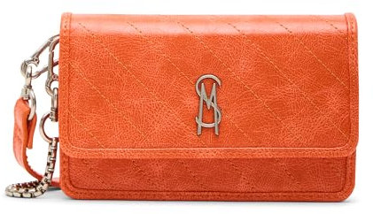 Steve Madden Relax Small Crossbody, Orange/Abendrot im Zickzackmuster (Sunset Chevron), Einheitsgröße