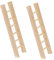 TOYANDONA Wooden Mini Ladder Set 2 Pieces Miniature Step Ladders for Fairy Furniture Enhance Your Miniature Dolls House Decor