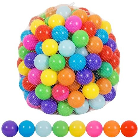 Celuicion 50 Balles de ou Jeu de Piscine en Plastique 7 cm Set de Balles Colorées pour Enfant Chiots
