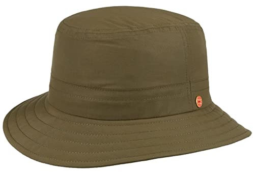Mayser Fischerhut Bucket Hat UV-Schutz Knautschbar Made in EU Herren Damen Sommer Frühling Oliv 56 cm