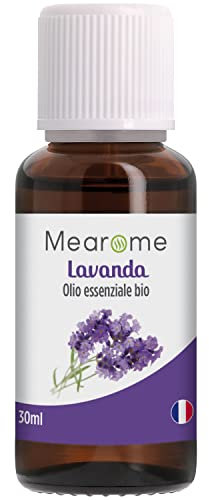 Olio Essenziale di Lavanda • 100% Puro Naturale Vegano • Olio Essenziale per Aromaterapia per Massaggi per Diffusori • Certificato OEBBD OECT e Agricoltura Biologica • 30 Ml