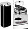 Dihl Rectangle 50L Stainless Steel Auto Sensor Kitchen Waste Dust Bin Automatic Motor Black