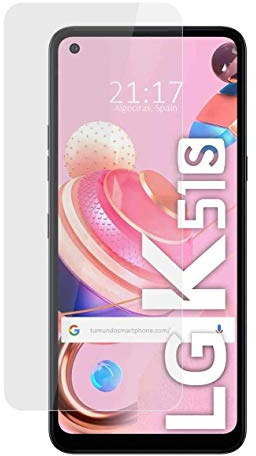 Tumundosmartphone Protector Cristal Templado para Lg K51s Vidrio