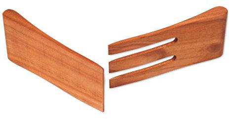 mitienda mit Liebe gemacht Salatbesteck aus Holz Modern, kleines praktischen Besteck für Salat
