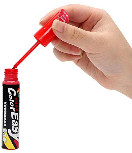 Auto Reparatur Lack Auto Pinsel Glänzend Rot/Schwarz/Weiß/Silber,Lackstift 12ml Autolack Reparatur Mit 4 Optionalen Farben Für Autokratzer Reparatur, Auto Lackstift Autolack Lack Reparatur Spezieller