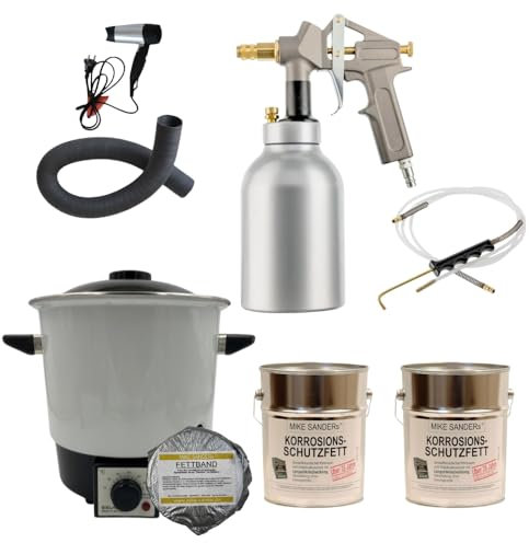 Mike Sanders Verarbeitungsset Mini mit 8 kg Mike Sanders Korrosionsschutzfett