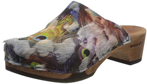 woody Damen Nina Holzschuh, Fellmix, 42 EU