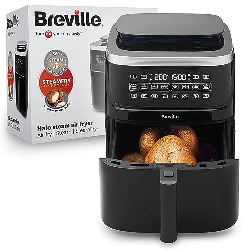 Breville Heißluftfritteuse Halo Flexi, 7L (SteamFry)
