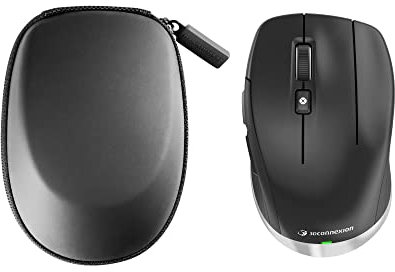 3Dconnexion CadMouse - Mouse ottico compatto wireless USB-C, per destrorsi, colore: Nero opaco