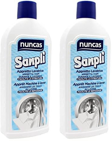 Nuncas Italia S.P.A. Sanpli Appretto Lavadora - 500 ml (Paquete de 2)
