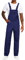 WORK IDEA Work Dungarees for Men Multi Pocket Technology Men's Work Dungarees, navy, L
