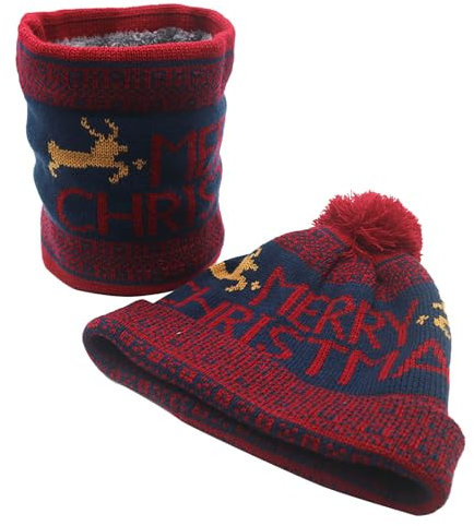 DRALOFAO Halstuch Herren Damen Set Coole Beheizbarer Halstuch Dünn Kurze Wintermütze Set Cozy Halswärmer Damen Schlauchschal Für Mann Geschenk Jungen Schlauchschal Herren Damen Set, Männer Schal