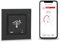 VEMER VE796101 OIKOS WIFI INT - Smart Home Thermostat Heizung, WLAN Raumthermostat für Fußbodenheizung, Steuerbar mit WIFI, und APP über Smartphone mit iOS und Android, Unterputzdose, 230V, Grau