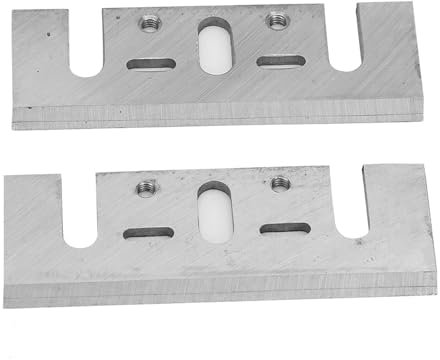 Lama di Ricambio per Pialla Elettrica Manuale per la Lavorazione del Legno HSS, Lama per Pialla Elettrica, Tagliente a 42 Gradi, Adatta per Legno Duro, Legno Ad Alta
