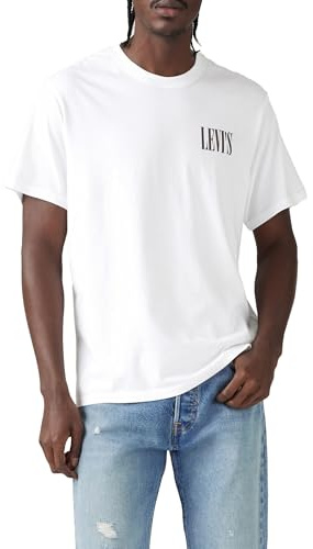 Levi's Ss Relaxed Fit Tee Ssnl Serif Logo Brigh, Ssnl Serif Logo Brig, M