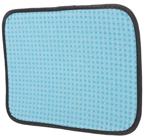 VANZACK Bowling Mat Bowling Balls Towel Bowling Supply Cleaning Bowling Pad Reusable Bowling Ball Cleaner Multi-use Bowling Pad Bowling Supplies Bowling Cleaning Cloth Blue Polyester