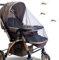 Fantastisches Moskitonetz für Kinderwagen, Universeller Insektenschutz für Kinderwagen, Kinderwagen, Anti-Reiß-Moskitonetz, Anti-Moskitonetz, Idealer Schutz gegen Wespen und Mücken, Schwarz