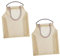 OFFSCH 2pcs Wall-mounted Storage Bag Hanging Sundry Bag for Home Door Storage Fashionable Weave Design