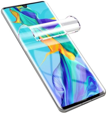 Piniwwe Lot de 2 films de protection d'écran hydrogel pour Huawei P30 Pro - En TPU souple transparent - Sans verre