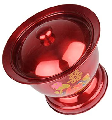 Baluue 1pièce Spittoon Acier Urne Portable Pour Adultes Et Pot Rouge Pratique Pour Usage à