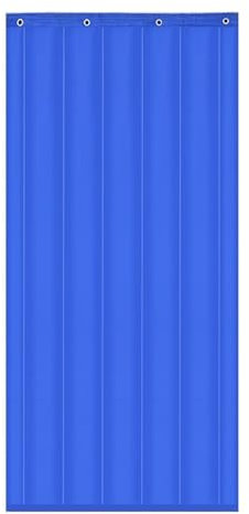 Rideau isotherme pour porte accordéon pour terrasse et balcon - Porte pliante en tissu Oxford - Portes coulissantes intérieures pour salon (E 90 x 200 cm)