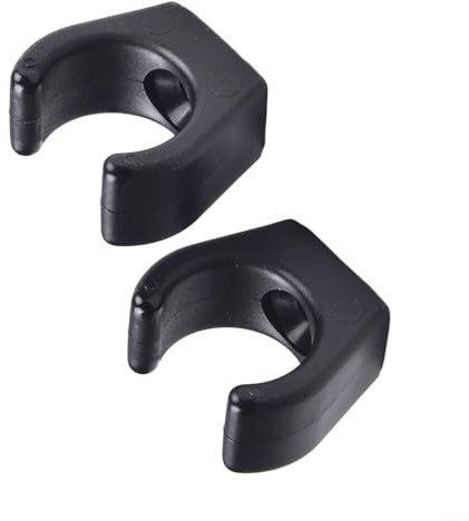 HEIBTENY Marine Boat Hook Clamp for 24mm Tubes Nylon Ladder Clip for Boat Accessories (2pcs)