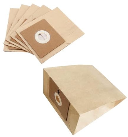Bush Hoover Bags, 5 Pack Vacuum Cleaner Bags, Compatible with Multiple Models, Durable Paper Dust Bags, Ideal for Home and Office Cleaning
