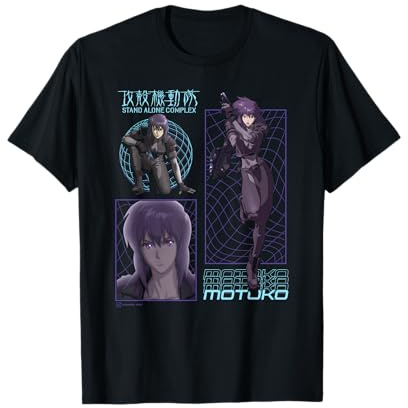 Ghost in the Shell Stand Alone Complex Motoko Schematics T-Shirt