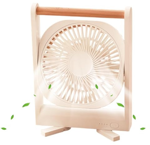 Pavsicgn Ventilador de escritorio, ventilador de pie,Pequeño ventilador personal tranquilo con 4 velocidades - Accesorios de cubículos de bajo ruido con un potente flujo de aire para el dormitorio de