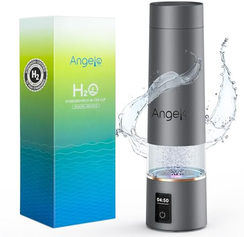 LOZLTX 2025 New Upgrade Hydrogen Water Bottle【NO.1 Double Hydrogen Content】420ml Hydrogen Water Bottle 【Hydrogen Content 3000PPB】Heavy Metals Improve Water in 3 Min