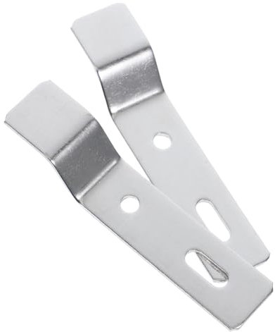DIYEAH Lot De 2 Crochets Pour Urinoir Support Mural Pour Salle De Bain Fixation Pratique Pour Urinoir Boulons De Fixation Pour Urinoir Fixation Murale Pièce En Métal Argenté