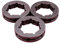 LAERNPU Lote de 3 piñones for Motosierra Husqvarna 394, 254, 257, 266, 268, 281, 357, 359, 365 y 372, Paso de 3/8 Pulgadas, 7 Dientes estriados estándar.