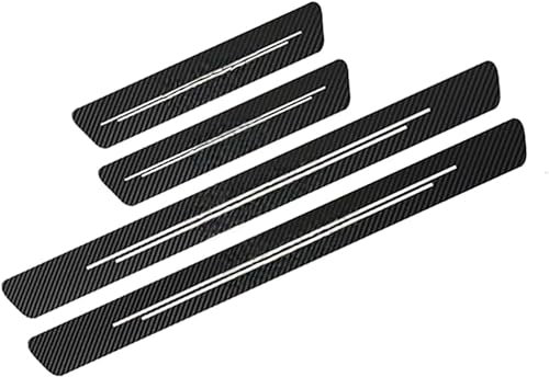 LiYeeYP 4 Stück Auto Einstiegsleisten Aufkleber für BMW 2er Grand Tourer F46 2015-2022, Auto Einstiegsleisten Schutz Auto Kohlefaser Türschweller Schutz