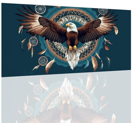 Diamond Painting Adler Diamond Art Traumfänger Diamant Painting Bilder Erwachsene Groß 25x50cm Malerei Basteln Erwachsene Strass Stickerei Kreuzstich für Deko Schlafzimmer,Neuheiten 2025, Y1017Z