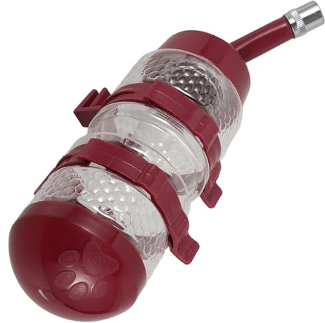 SOLUSTRE Distributeur d'eau Boisson Confortable en Cage pour Chien et Petit Animal Capacité 500ml Abreuvoir Suspendu Anti-Fuite en PP et Pet pour Cage
