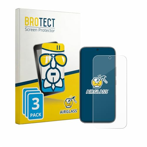 BROTECT 3 Stück Schutzglas für Honor 600 Schutzfolie Panzer Folie Glas Made in Germany [Extrem Kratzfest 9H, Anti-Fingerprint, Ultra-Transparent]